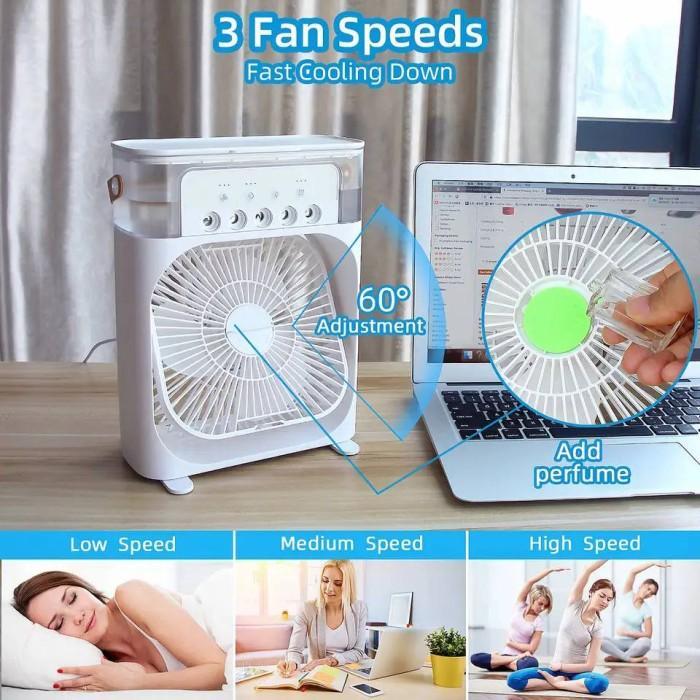 Kipas Angin Portable Mini Usb Pelembab Ruangan Air Cooler Fan Terbaik