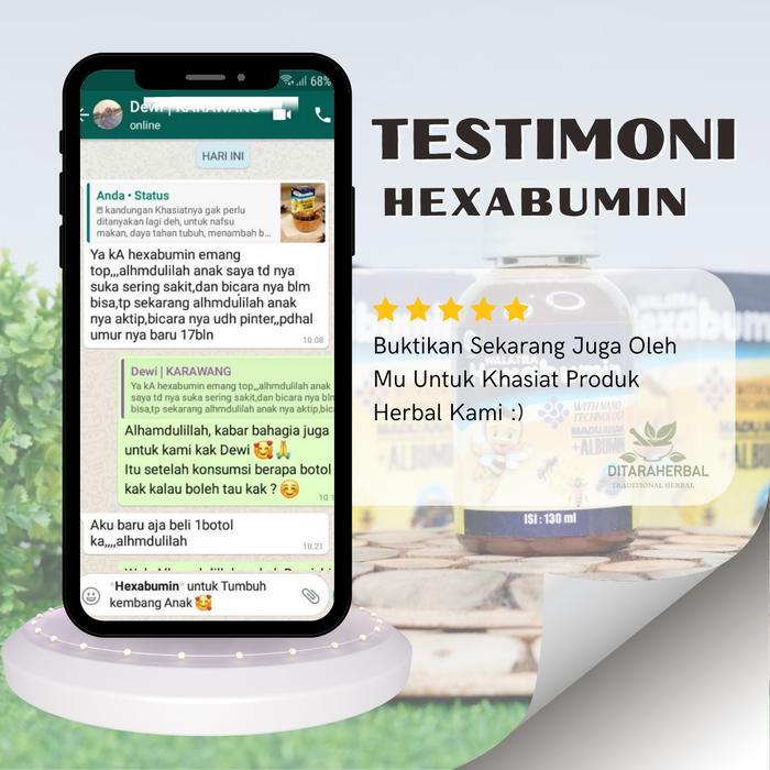 Hexabumin Madu Untuk Vitamin Tulang Anak Penguat Tulang dan SendI Vitamin Anak Terlambat Jalan