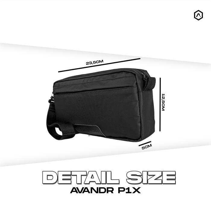GRATIS ONGKIR AVANDR Handbag Pria P1X ClutchBag Pouch Anti Air Sling Bag Multifungsi