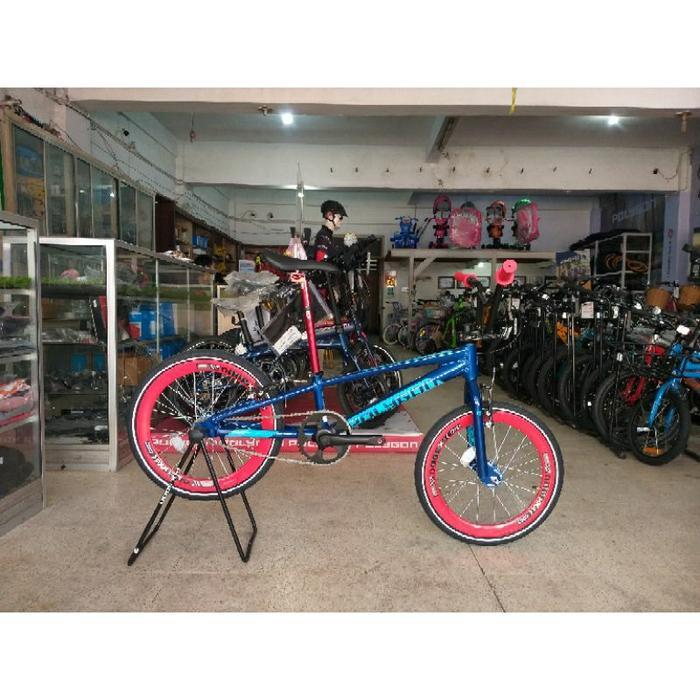 SEPEDA BMX POLYGON ROGUE 20 INCH MIF GEAR JANGKRIK DAN LAINNYA - Blue