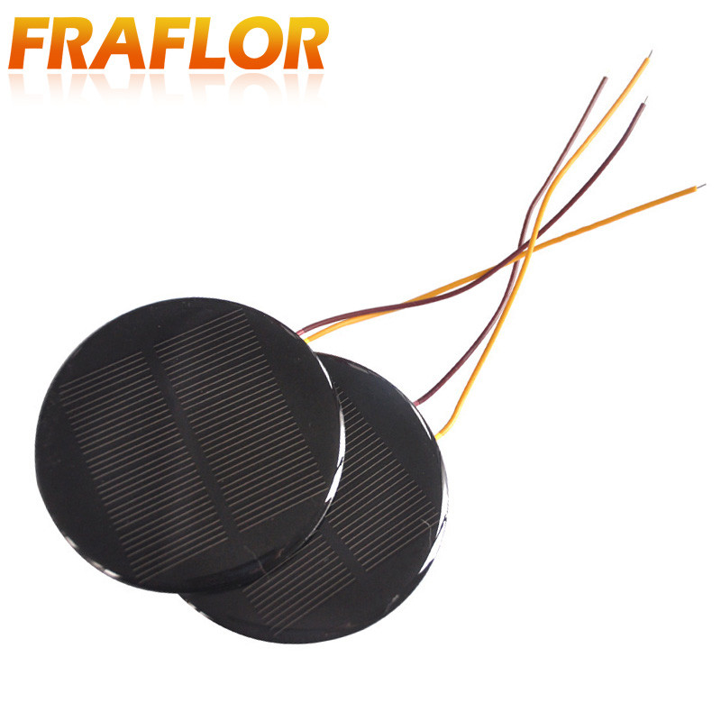 100Pcs/lot Solar Panel Solar Power Panel CellPhone Charger Panel Home DIY Module Solar Cells With