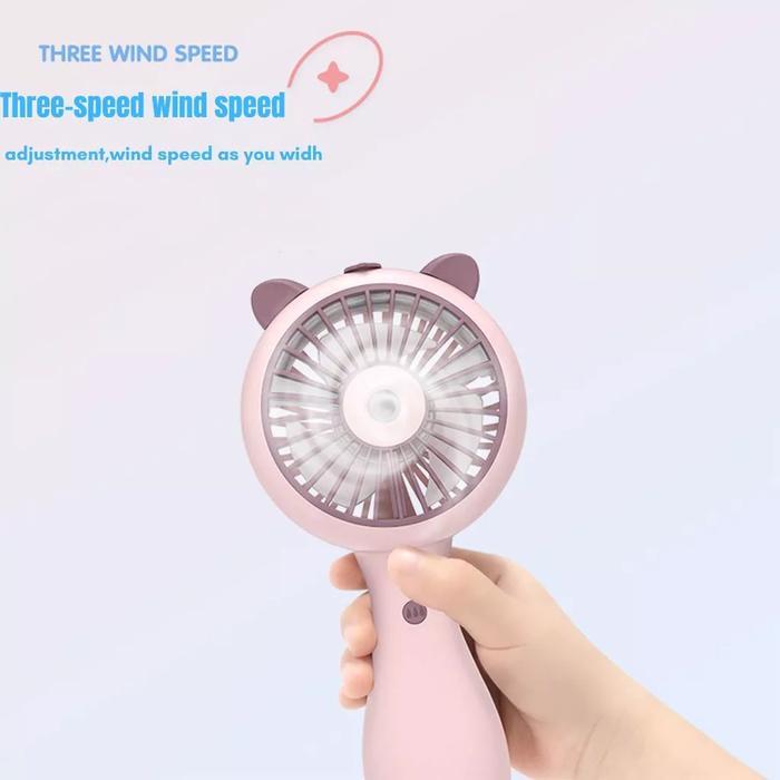 Mini Portable Spray Fan Lucu Dan Multifungsi / Kipas Angin Nano Spray Genggam Terlaris