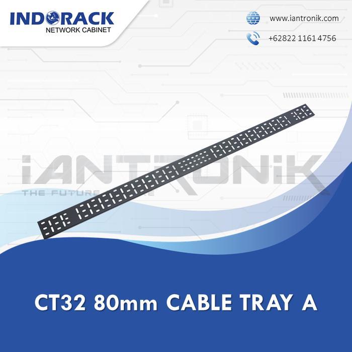 INDORACK CT32 80mm - CABLE TRAY FOR 32U CT32S Aksesoris Rak Server
