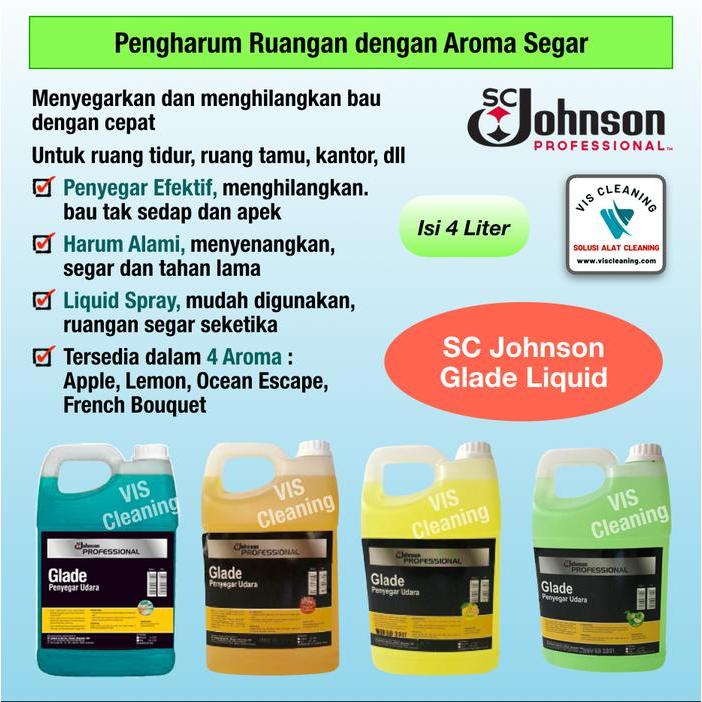 SC Johnson Glade Cair / Liquid - Pengharum Ruangan Aroma Segar ( 4 L )