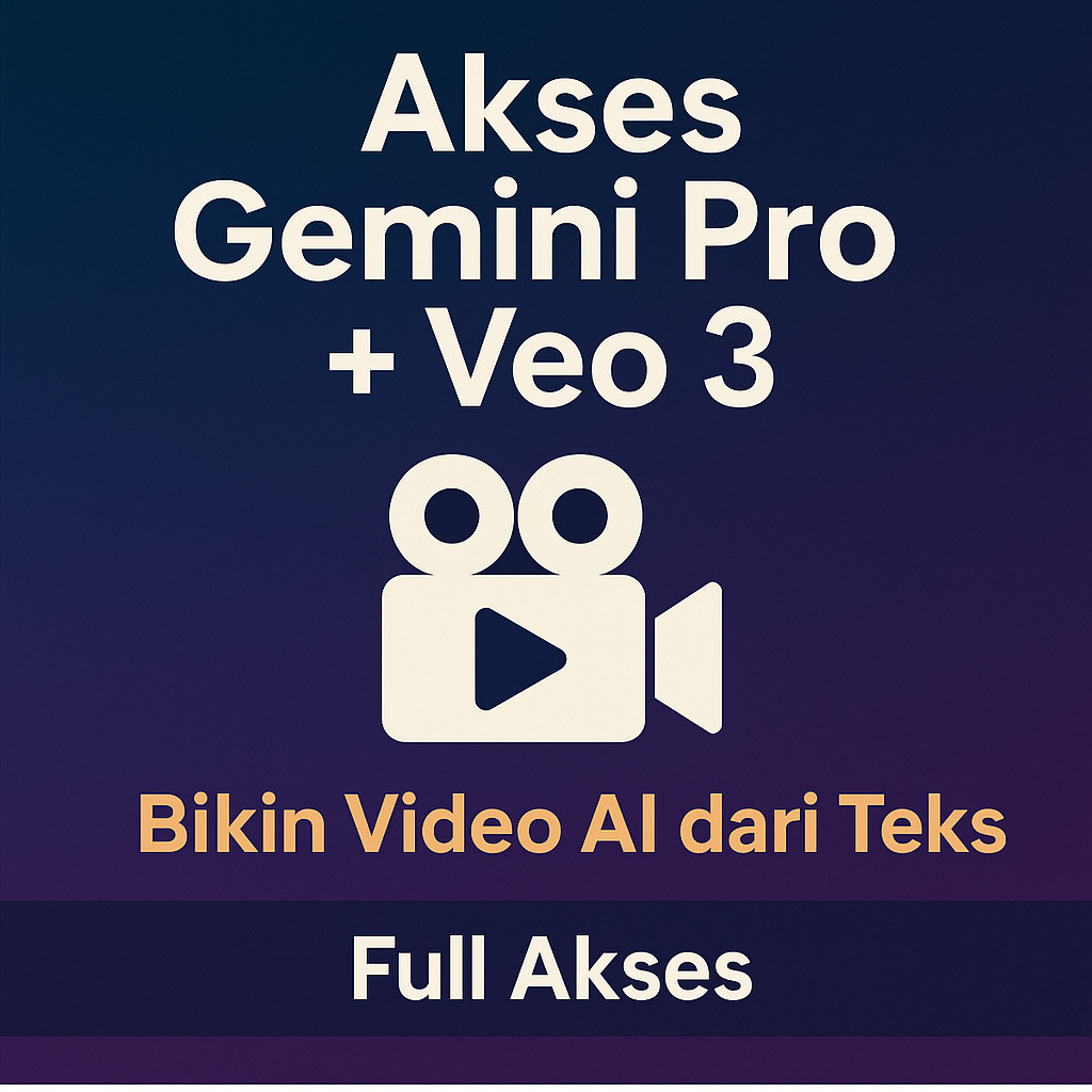 Google Drive 2TB Gemini AI Pro Template Kerja | Software Premium Garansi