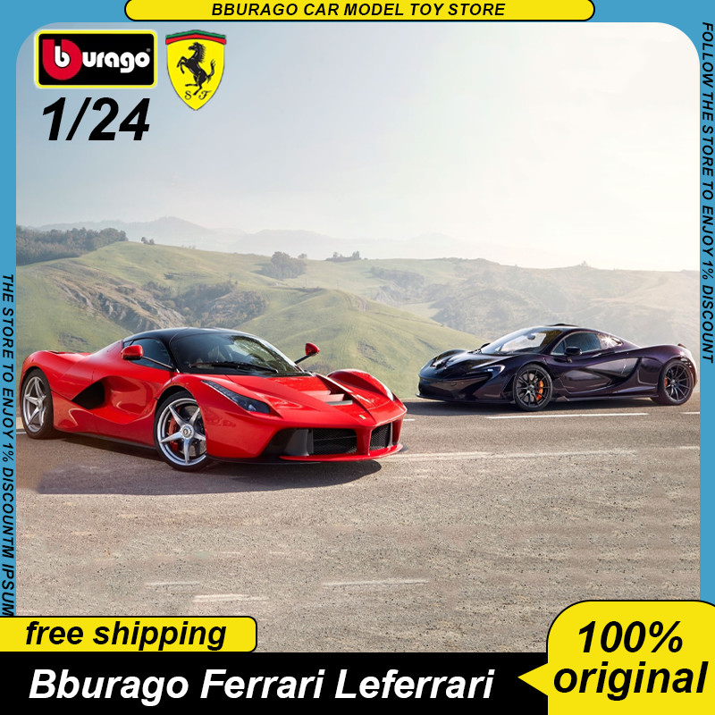 Bburago 1:24 Ferrari Laferrari Aperta Sports Car Model Diecast Model
