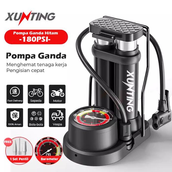 Zper - Pompa Angin Kaki/Pompa Kaki/Pompa Ban Mini Foot Pump Portable High Pressure Pompa Angin Kaki