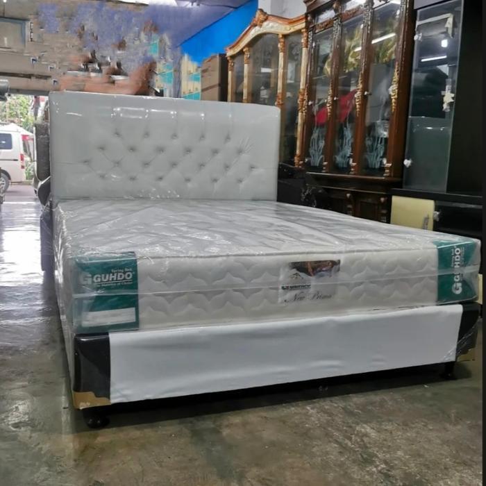 1 Set Springbed Guhdo New Prima - 90x200, Hitam