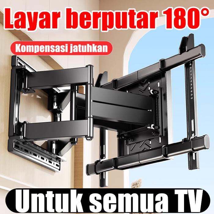 Penyesuaian 180Bracket Tv 32 Inch Bracket Tv Layar Berputar 180 Kapasitas Menahan Beban 400Kg Braket