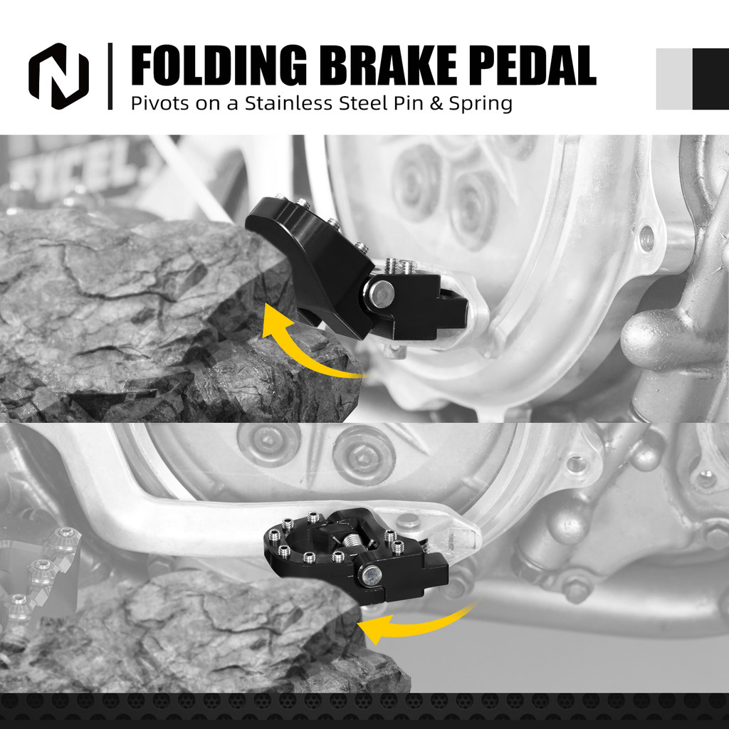 FOR SUZUKI DRZ400 DRZ400E DRZ400S DRZ400SM DRZ 400 S DRZ 400 SM 2000-2024 FOLDING REAR BRAKE PEDAL