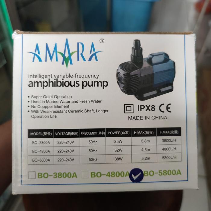 Pompa celup kolam aquarium amphibious pump SOBO BO 5800A