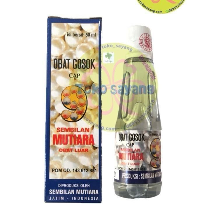 Minyak Gosok 9 Sembilan Mutiara 50 ml