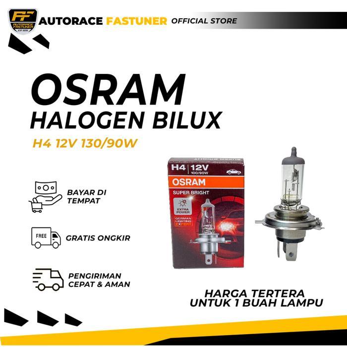 OSRAM BOHLAM HALOGEN H4 12V 130/90W BILUX - HIGH WATT 62218
