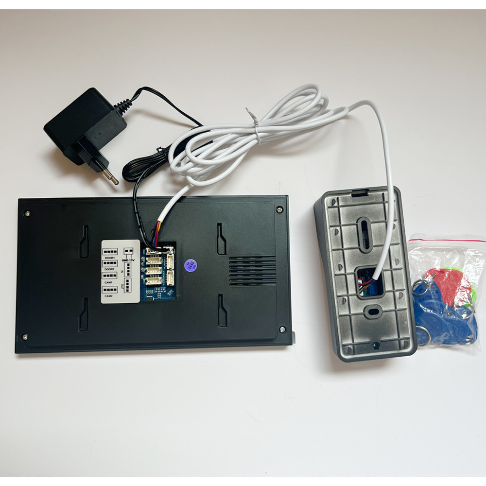 7 Inch RFID Video Door Intercom Door Phone Doorbell Camera Video Access Door Control Day Night