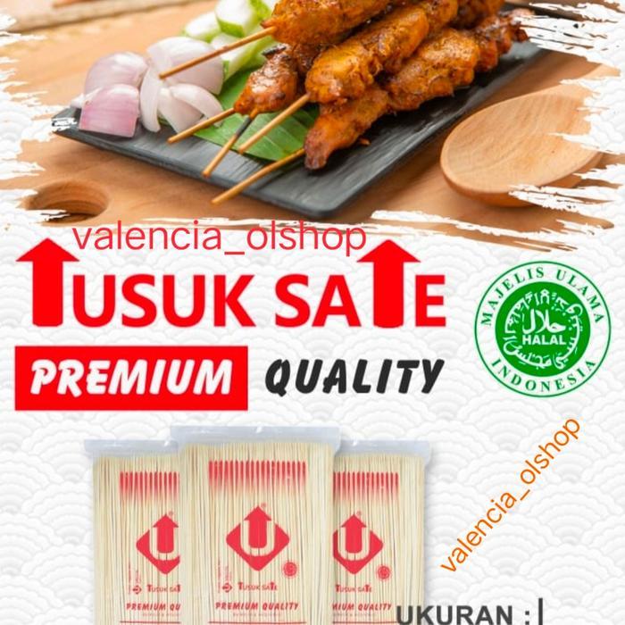 Tusuk sate bambu / tusuk sate panjang / tusuk sate cimol