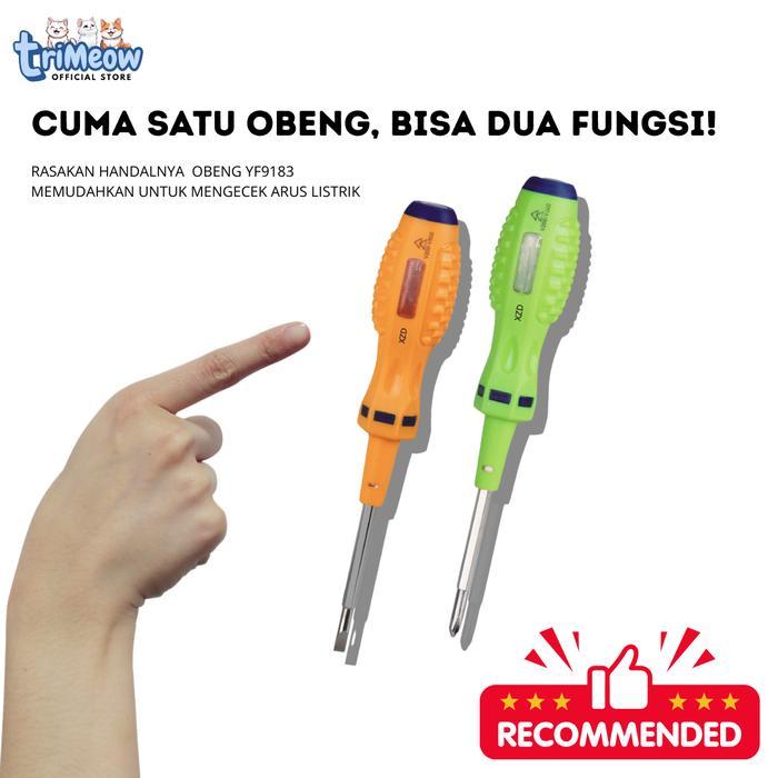 "New" Obeng Tespen bolak balik / Tes Pen / Test Pen YF9108 Sivitech Termurah