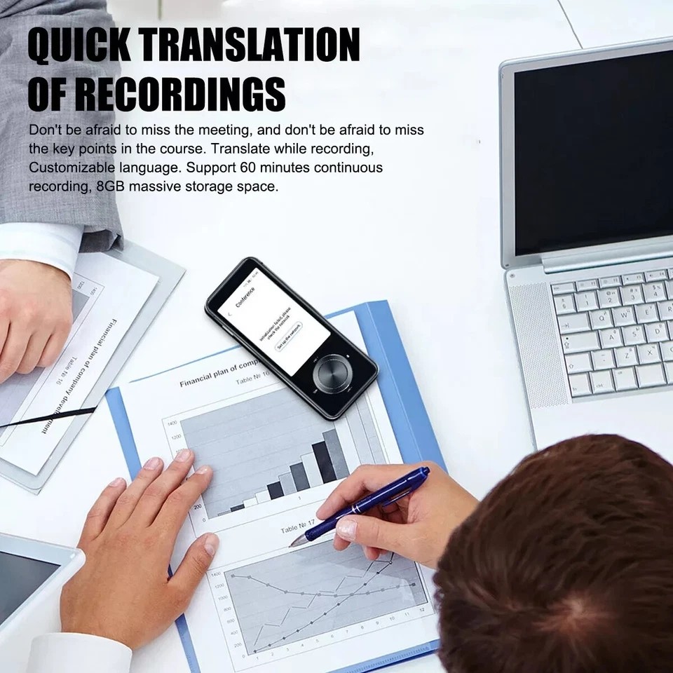 M9 Language Translator Device 107 National Languages Intelligent Translator Real-time Voice,