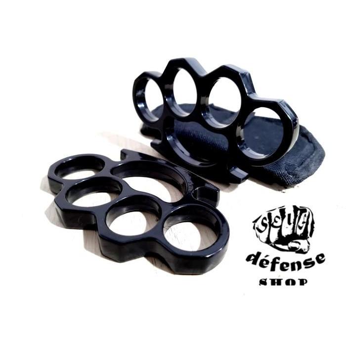 Knuckle Tebal Hitam -Krakling-Tinju Besi Full Black"Self Defense Shop" Tbk
