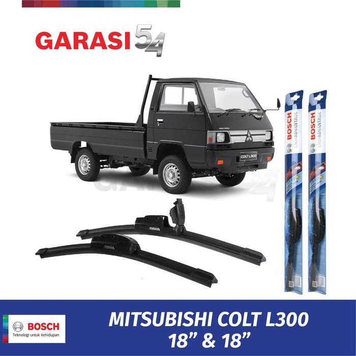 Wiper Frameless Mobil Mitsubishi Colt L300 Sepasang Bosch