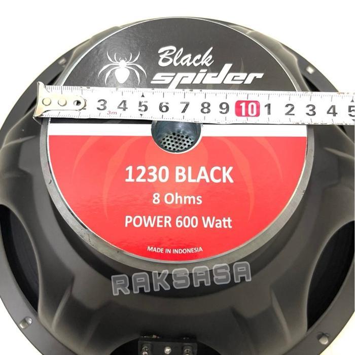 Speaker 12 Inch Blackspider Bs1230 Black Baru 600 Watt Bs 1230 Black Terpercaya