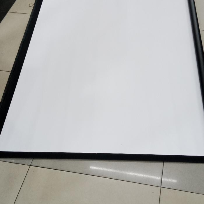 layar projector 250cm x 250cm screen nya saja