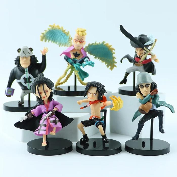 HOT SALE FIGURE WCF ONE PIECE THE GREAT PIRATES 100 ACE MARCO AOKIJI MIHAWK TERMURAH