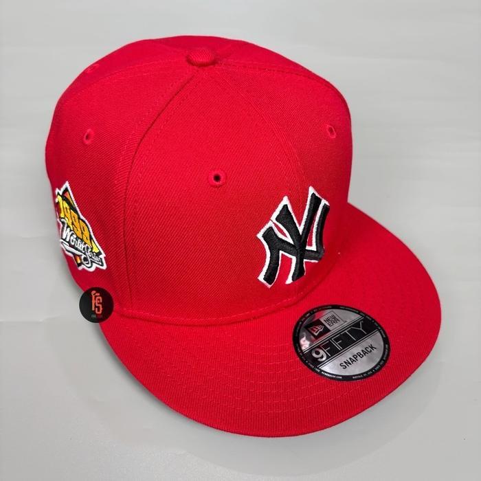 TOPI NEW ERA ORIGINAL 950 SNAPBACK NEYYAN WORLD SERIES 1999 RED Adjustable 100% Polyester Ready