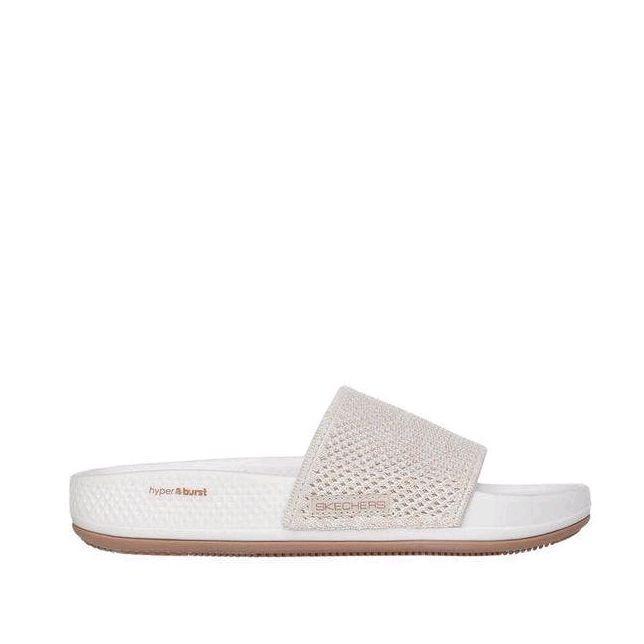 Skechers sandal wanita Arch Fit Hyper Slide Women's - Natural Original