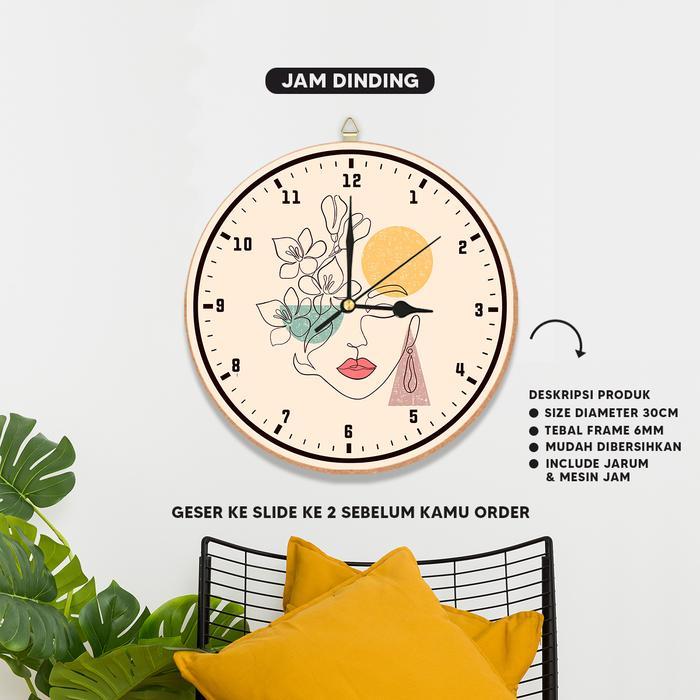 Jam Dinding Aesthetic Decorasi Kamar Cewek Aesthetic - Seikopedia