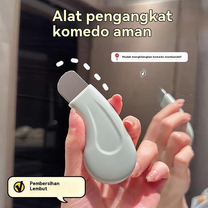 Alat Pembersih Komedo & Jerawat - Pisau Pengelupasan Kulit (Spatula), Buang Sel Kulit Mati, Wajah