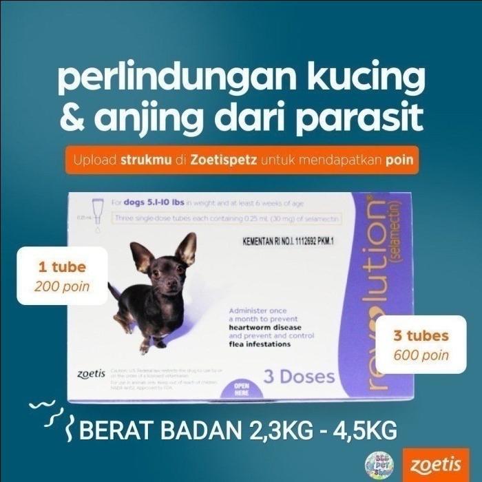 REVOLUTION DOG / OBAT KUTU ANJING / REVOLUTION PURPLE