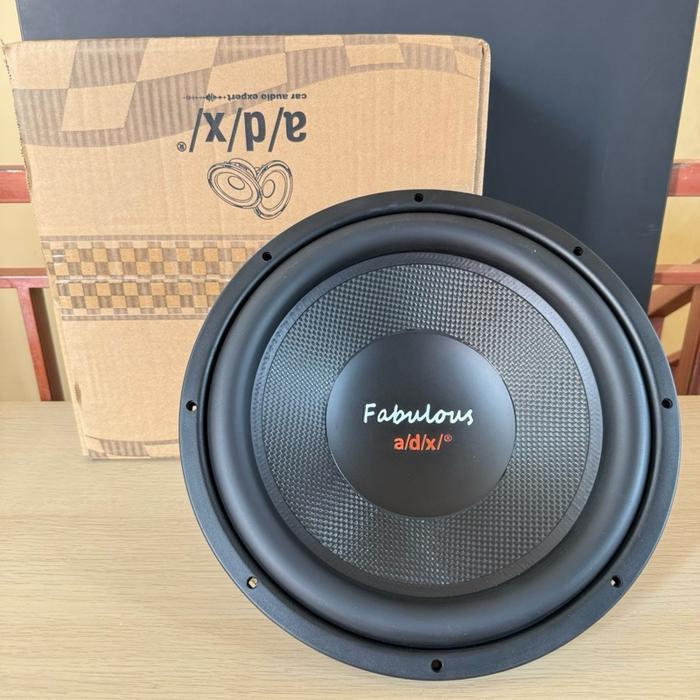 Subwoofer 12" Double Coil Adx Fabulous 400 Watts Sub 12 Inch Adx Fabulous Double Coil