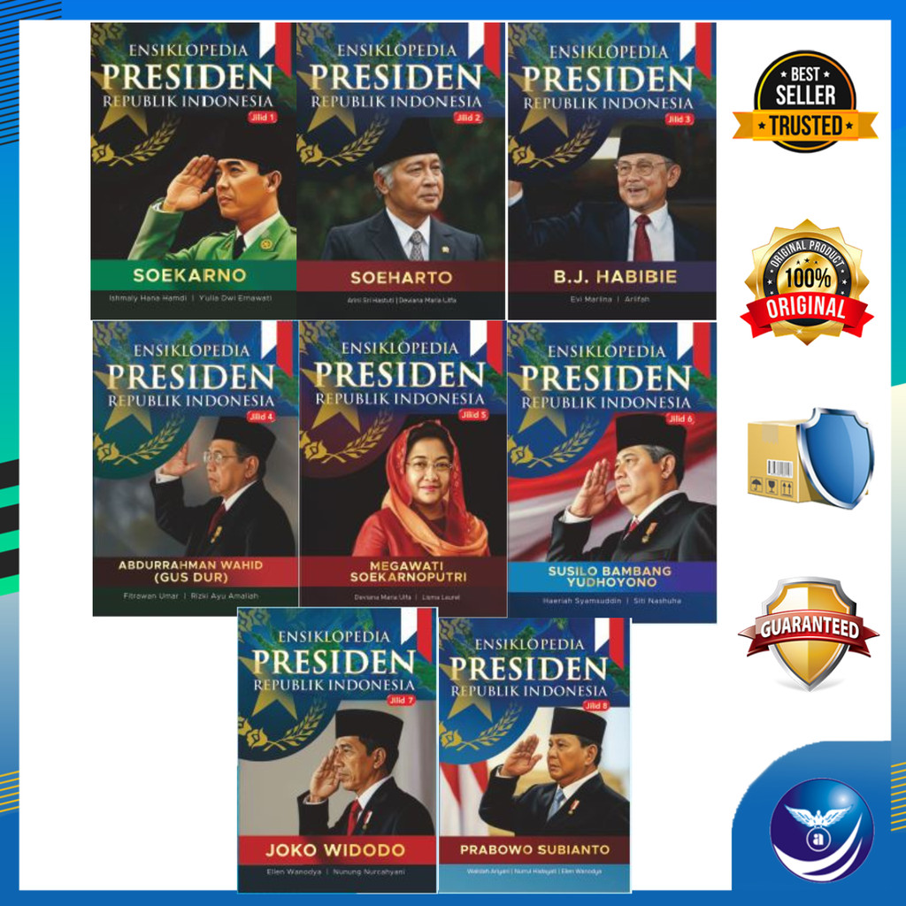 Penerbit Andi - Ensiklopedia Presiden Republik Indonesia Jilid 1,2,3,4,5,6,7,8