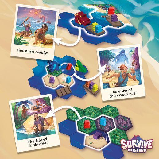 NEW Survive The Island New Edition Board Game - Previously Escape from Atlantis