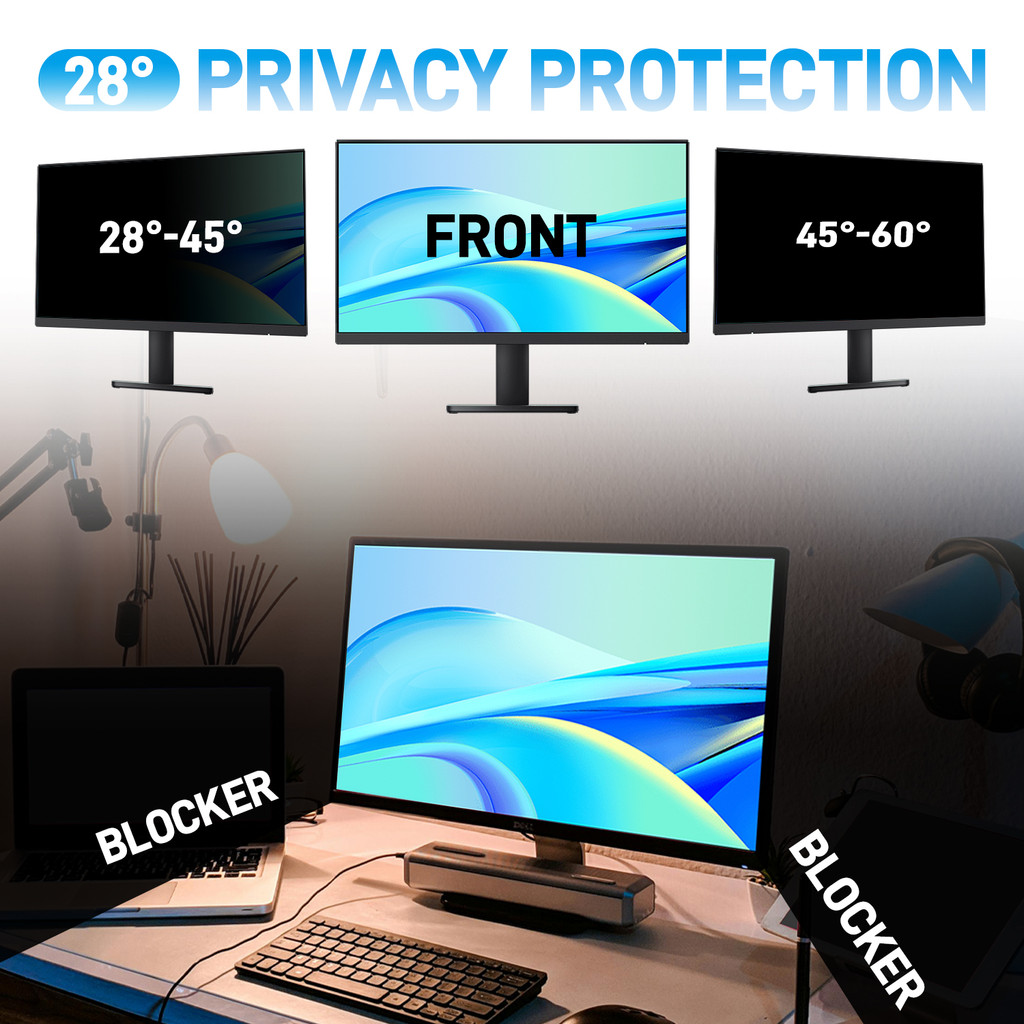 For Widescreen PC 27 Inch Monitor Filter 27'' Inch Computer Privacy Screen Filter 16:9