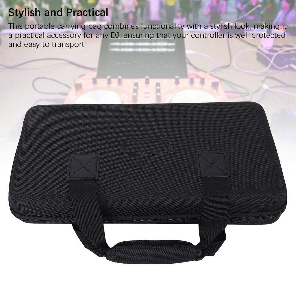 Utopiaaa DJ Controller Storage Bag Portable Carrying Case for Double Channel DJ Controllers