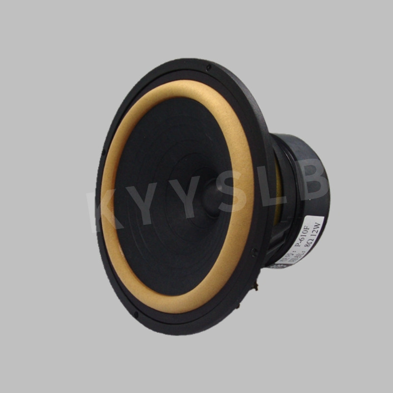 KYYSLB 6.5 Inch Full-range Speaker H1F1 Fever Full-range Speaker Aluminum Basin Frame Leather Edge