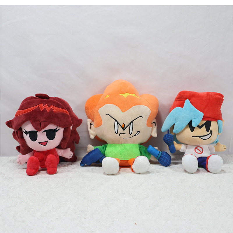 2025 FNF Pico Plush Friday Night Funkin Nene Darnell Plushie Soft Stuffed Doll Cute Home Decor