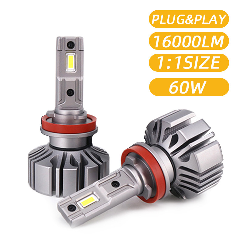 Best Seller S5 60W 8000LM H7 H11 H8 9005 9006 H1 LED Bulbs LED H7 headlight kit Fog Light H4 H7 H8 H
