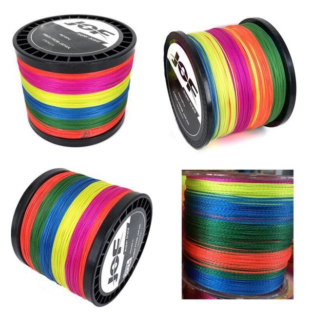 Pe Line Seanr Pancing Anti Gigitan Kuat Garis Multifilament Smooth Jof 100M Senar Pancing Pe Line