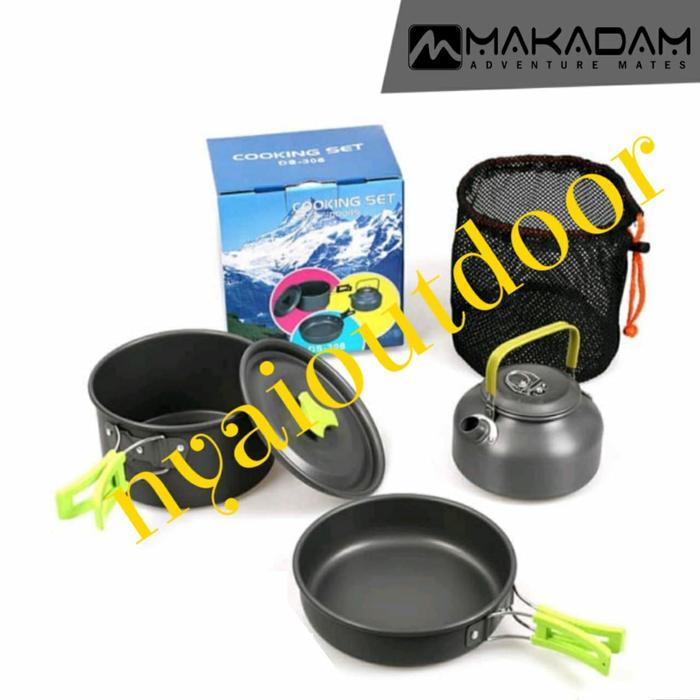 cooking set nesting teko camping 308