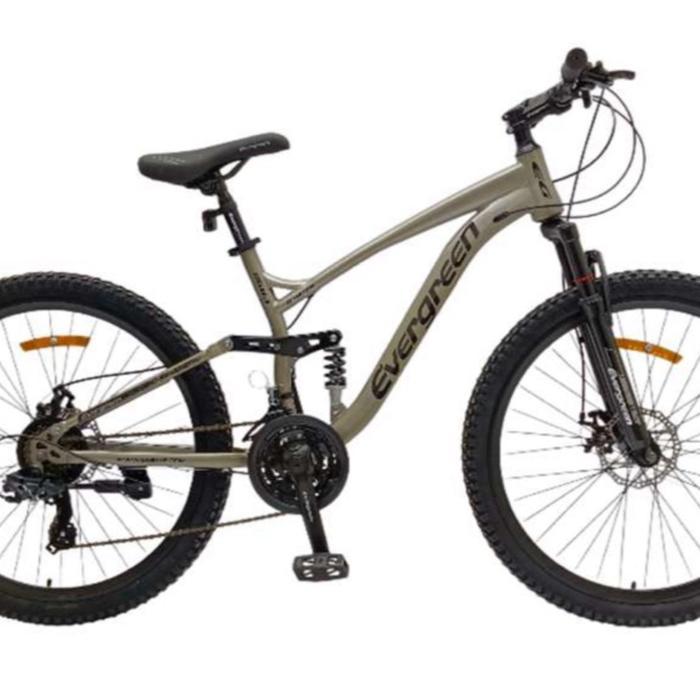 Sepeda MTB 26 Evergreen R50 Full Suspension - Biru