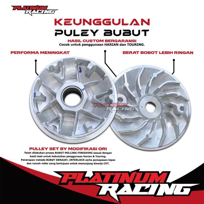Paket Kirian Cvt Beat Fi Scoopy Fi Esp 2021 Beat Karbu Genio Full Komplit - Platinum Racing