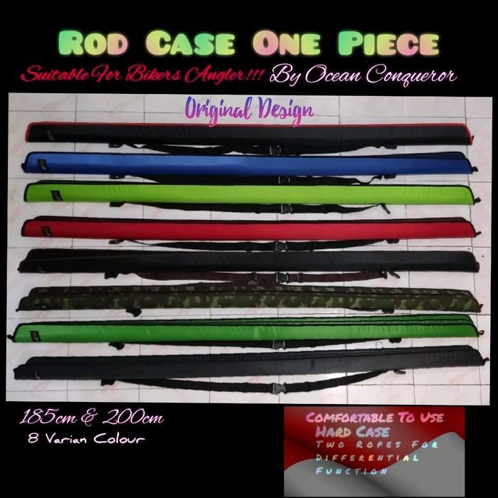 Rod Case Hard Tas Joran Jigging Casting Popping Muat 1-4 Joran Motoris 185Cm 200Cm Bahan Tebal /