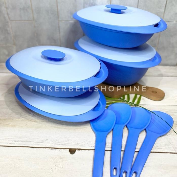 Tupperware Raya Blossom Serveware Set Prasmanan