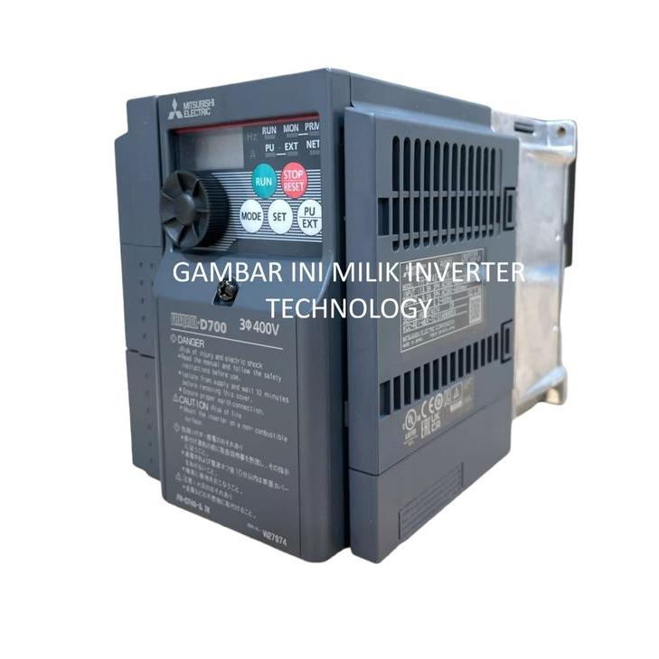 DEWA READY FR-D740-1.5K 1.5 KW FR D 740 1.5 K D740 1,5 KW INVERTER MITSUBISHI