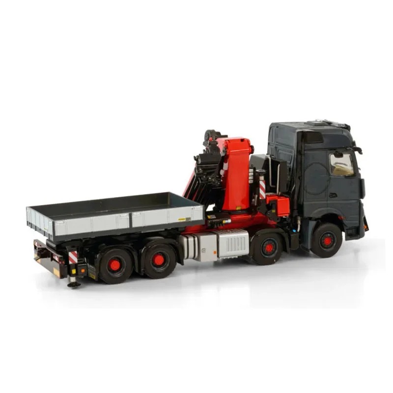 WSI 1:50 Scale Ben 8X4 PALFINGER Alloy Engineering Car Model with Crane Truck 04-2139 Adult Hobby