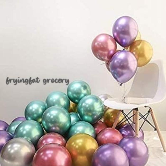Balon Latex Chrome 12 inch