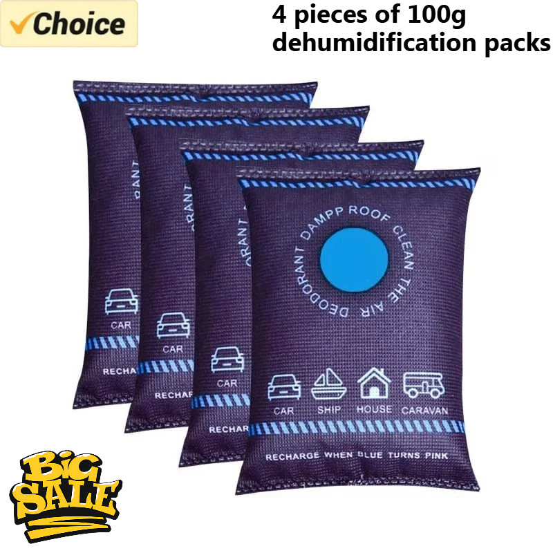Silicone Desiccant Dehumidification Bag for Moisture Absorption, Mold Removal, and Moisture