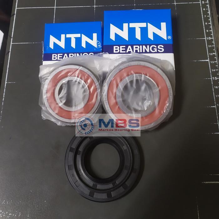 BEARING MESIN CUCI 1 SET LG WD M1070D6 KOMPLIT WD M 1070 D6 NTN ASLI JAPAN